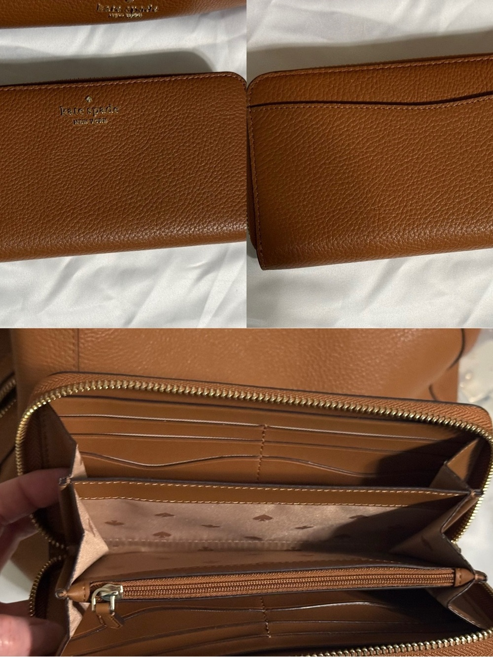 Pre-loved-Kate Spade Leather Bag and Leather Warm Gingerbread Wallet - Picture 9 of 9